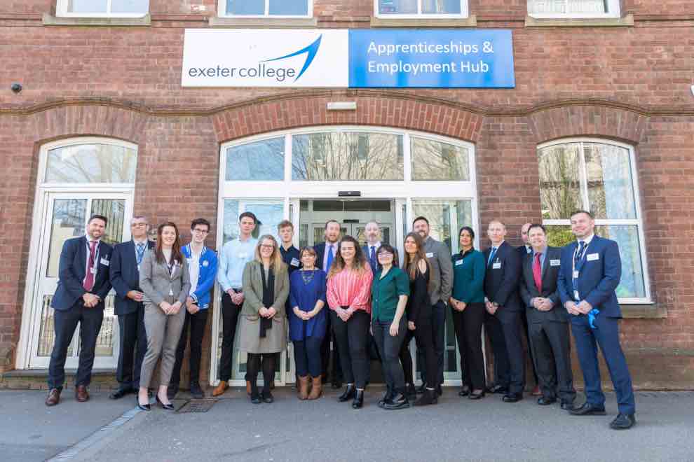 Exceptional Exeter tops apprenticeship table bucking national trend